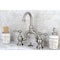 Kingston Brass KS7998AL English Country Bathroom Bridge Faucet, Brushed Nickel KS7998AL - alternate 3